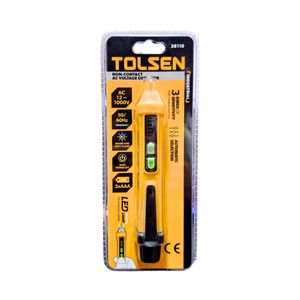 Detector de Voltaje sin Contacto con Linterna y hasta 1000v Tolsen