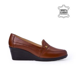 Zapato Mocasín Casual LE-2514 Cobre Viale Cuero