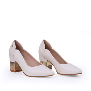 Zapato Stiletto Casual DON-2536 Hueso Piazza
