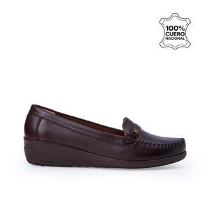 Zapato Mocasín Casual LE-2513 Marrón Viale Cuero