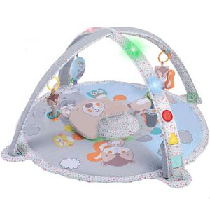 Gimnasio Musical Con Luces Sonidos Y Almohada Konig Kids Gris