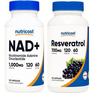 Nutricost Nad y Resveratrol combo 2 unidades