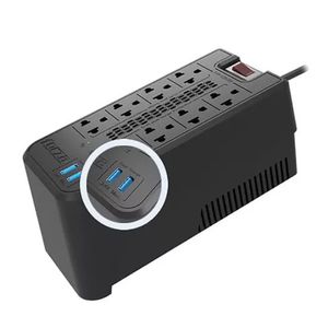 Estabilizador Forza 1200VA/600W FVR-1222USB 8Tomas 2USB 220V.