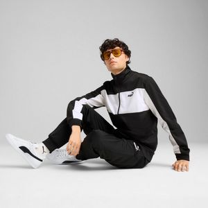 Buzo Deportivo Puma Hombre Puma Poly Colorblock Suit 687304 01 Negro