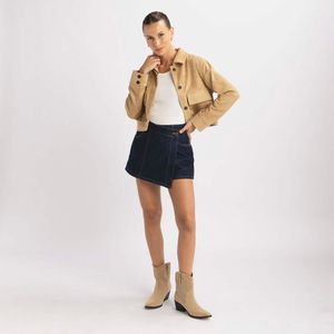 Casaca Mujer Suede Pocket  Malabar