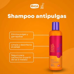 Shampoo Antipulgas para Perros Ibasa 200ml
