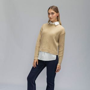 Chompa Mujer Shirt Braid Manga Larga Hypnotic