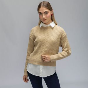 Chompa Mujer Shirt Braid Manga Larga Hypnotic