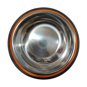 Plato Antideslizante Grande para Perro y Gato Naranja