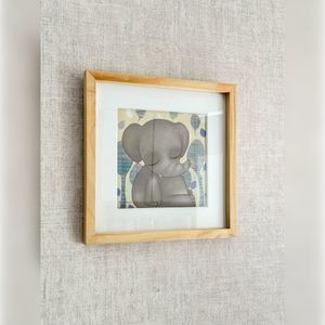 Cuadro Litografia Elephant 28x28 cm