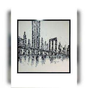 Cuadro Decorativo Puente Brooklyn 103x103 cm