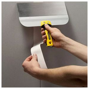 Espátula masillador para drywall y12 pulgadas INOXIDABLE STANLEY