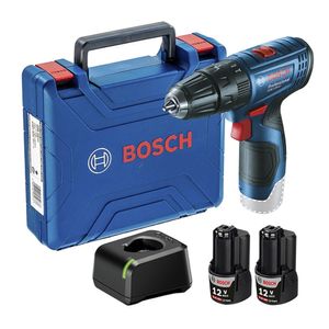 Taladro Percutor 3/8" 12V Inc 2 Bat 2.0 Ah + Carg Bosch GSB 120-LI