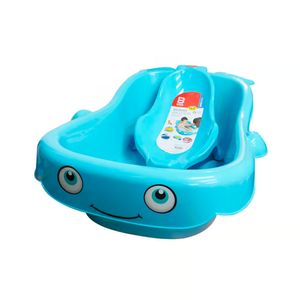 Bañera Ballenita Feliz Basa Celeste 8550+asiento