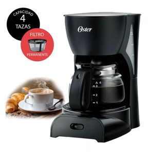Cafetera para 4 Tazas Jarra de Vidrio Negro BVSTDCDR5B