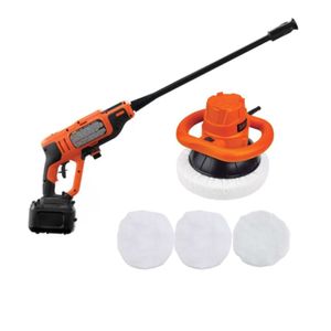 Hidrolavadora a Presión + Pulidora Orbital 10" Black + Decker KP12K-K3