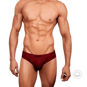 Pack X 3 Bikini Deportivo Con Elastico Visible Boston Guinda
