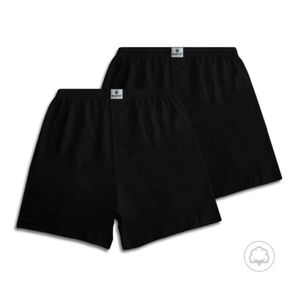 Pack X 2 Boxer De Algodón En Tejido Jersey Boston Negro