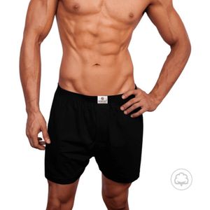 Pack X 2 Boxer De Algodón En Tejido Jersey Boston Negro