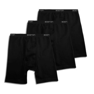 Pack X 3 Boxer Bicishort En Tejido Rib Boston Negro