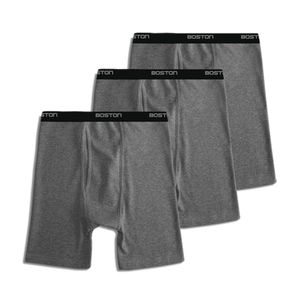 Pack X 3 Boxer Bicishort En Tejido Rib Boston Gris