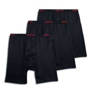 Pack X 3 Boxer Bicishort En Tejido Rib Boston Marino