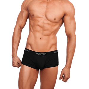 Pack X 3 Boxer Corto Rib Licrado Boston Negro