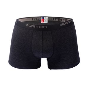 Pack X 3 Boxer Corto Rib Licrado Boston Negro Jaspeado