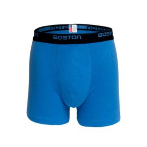 Pack X 3 Boxer Corto Rib Licrado Boston Cobalto