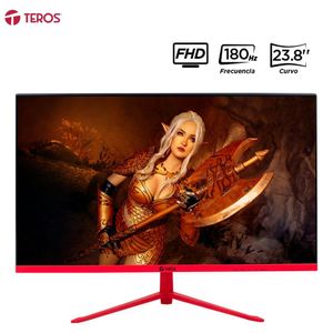 Monitor curvo TEROS TE-2473G, 23.8" FHD VA, HDMI, DP
