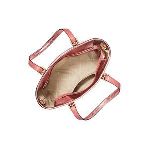Cartera Doble Asa MICHAEL KORS XS Metallic Top-Zip Tote Bag - Rosa
