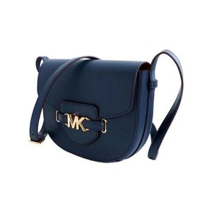 Cartera Crossbody de Cuero MICHAEL KORS Saddle - Navy