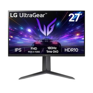 Monitor Gamer LG UltraGear 27GS65F‑B Pivoteable 27 IPS FHD 180Hz 1ms NVIDIA G‑Sync 27GS65F
