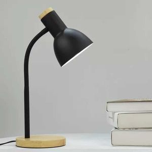 Lámpara De Escritorio Flexible Con Interruptor Negro  503NE05