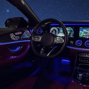 Luz Led Para El Interior Del Auto Azul  619AZ06