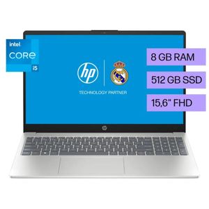 Laptop HP 15-FD0055LA I5 1235U 8gb 512gb 15.6 FHD Window 11 Plata