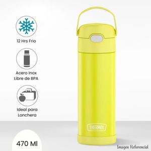 Termo Yolo Térmico de Acero Thermos 470ml - Amarillo