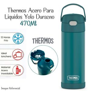 Termo Yolo Térmico de Acero Thermos 470ml - Verde