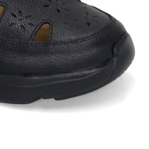 Sandalias De Cuero Para  Mujer KA24Q4-F002 Negro