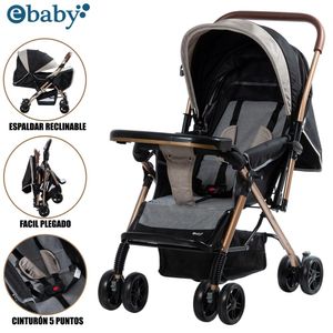 Coche Cuna de Lujo «BON» Reclinable Beige