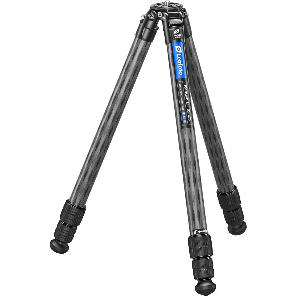 Treppiede Leofoto ST-323CX In Carbonio Con Testa A Sfera A Leva - Perfetto Per Esterni