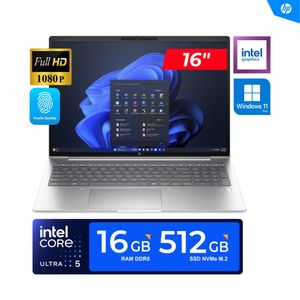 LAPTOP HP PROBOOK 460 G11  15.6" FHD Core™Ultra i5-125U  4.30GHz 16GB DDR5  512GB SSD WINDOWS 11 PRO