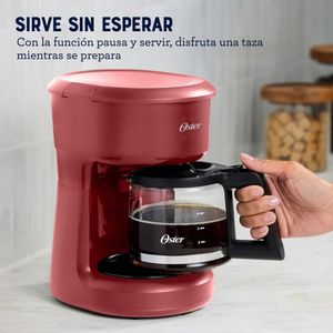 Cafetera Oster 5tz de Filtro reutilizable BVSTDCS51R Roja