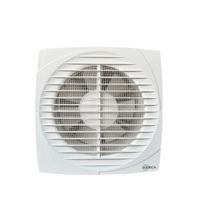 Extractor axial de aire para baño EDMF-100 marca Sodeca para 2m²