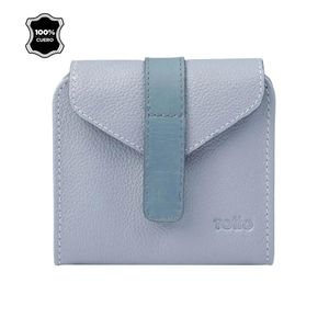 Billetera de Cuero Totto Almandina - Azul