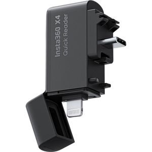 Insta360 Quick Reader para X4 - Lector Rápido Compatible con Dispositivos Apple y Android, Transfere