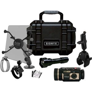SIONYX Aurora PRO Uncharted Kit: Incluye Aurora PRO Explorer Kit, Sistema de Montaje para Cámara RAM
