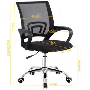 Silla Ergonómica VIVA HOME 9050 Negro