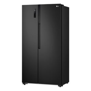Refrigeradora LG Side by Side GS51MPD 509L Negro Acero