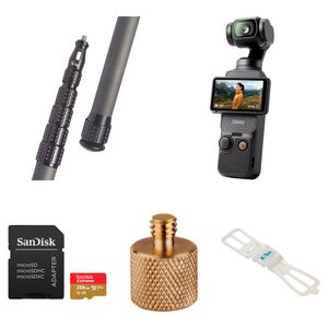 K-Tek DJI Osmo Pocket 3 Kit para Captura de Imágenes Tipo Drone (14') - Cámara Gimbal 4K, Resolución